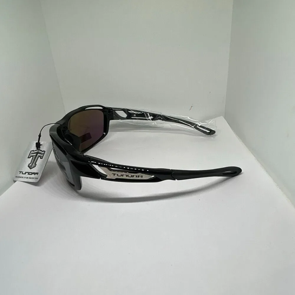 Tundra Mirrored Lens Sport Sunglasses UV400 – Wraparound – New